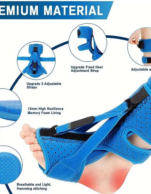 Load image into Gallery viewer, Plantar Fasciitis Night Splint Brace - Adjustable Support for Foot Drop &amp; Achilles Tendonitis
