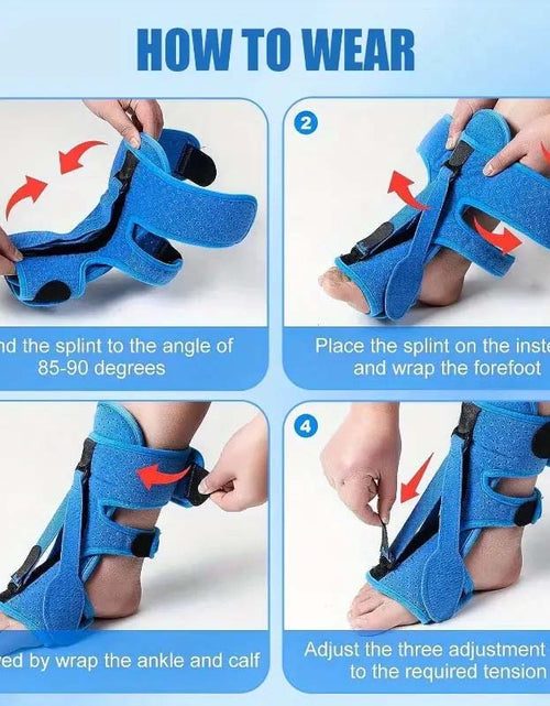 Load image into Gallery viewer, Plantar Fasciitis Night Splint Brace - Adjustable Support for Foot Drop &amp; Achilles Tendonitis
