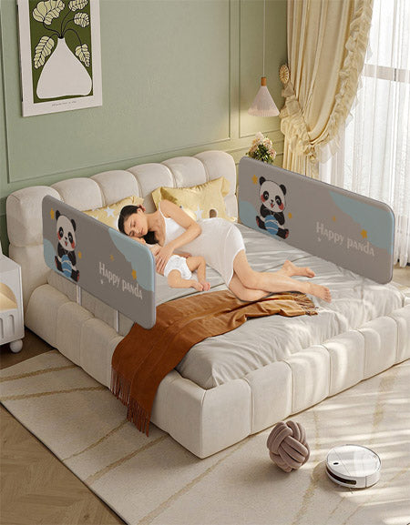 Portable Baby Bed Fence - Installation-Free & Foldable. Zydropshipping