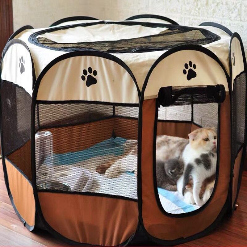 Portable Dog Tent - Outdoor Kennel, Octagonal Playpen, Easy Operation Zydropshipping