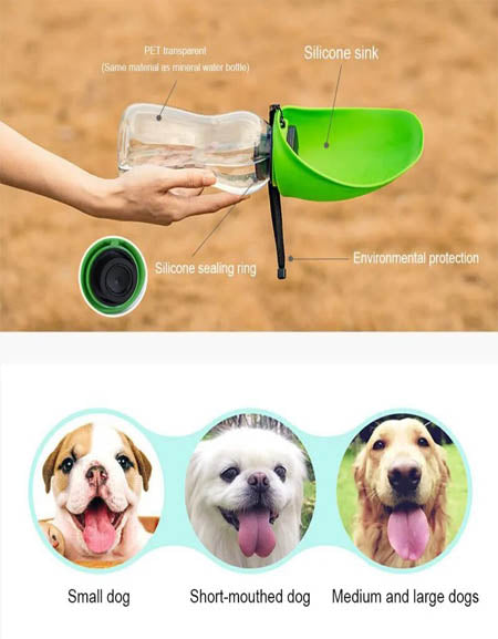 Load image into Gallery viewer, Portable Pet Water Bottle Dispenser Zydropshipping
