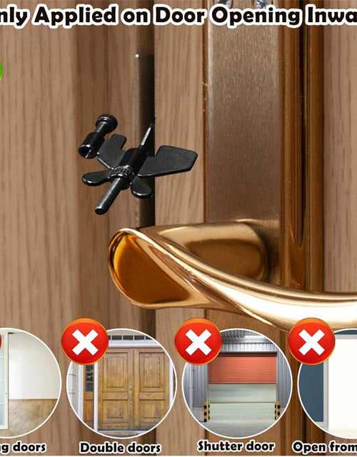 Load image into Gallery viewer, Heavy Duty Portable Door Lock Adjustable Security for Home Dorm and Hotel
