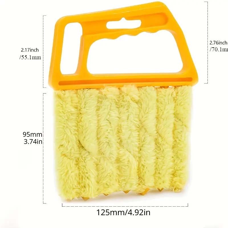 Portable Microfiber Window Cleaning Brush with Handle