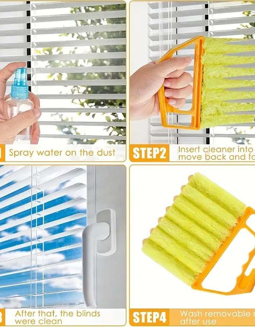 Load image into Gallery viewer, Portable Microfiber Window Cleaning Brush with Handle
