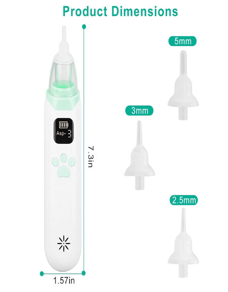 PowerSoothe Electric Baby Nasal Aspirator: Gentle and Effective Nose Cleaning for Infants Zydropshipping