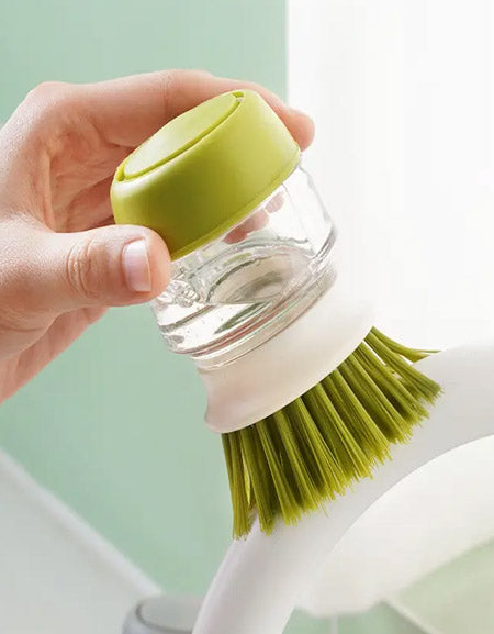 Load image into Gallery viewer, Premium Dishwashing Brush with Detergent Container Zydropshipping
