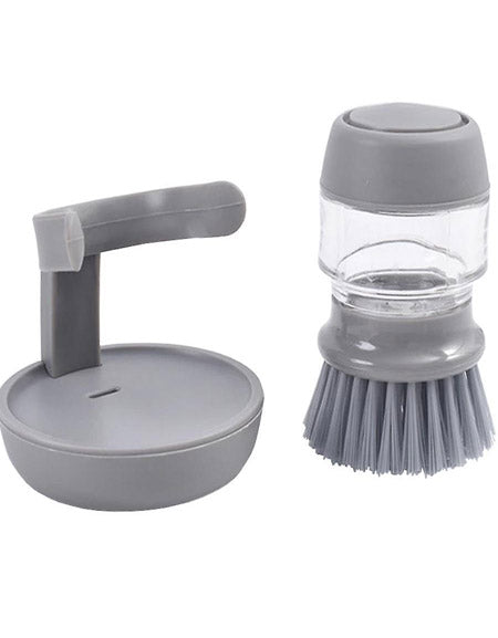 Premium Dishwashing Brush with Detergent Container Zydropshipping