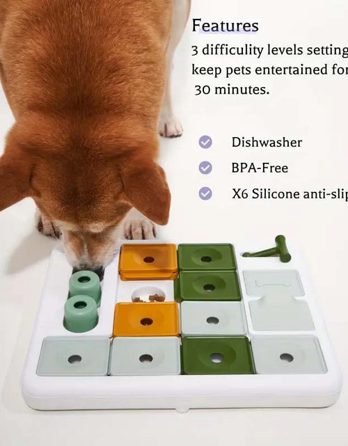 Load image into Gallery viewer, Interactive BPA-Free Dog Puzzle Feeder - Slow Eating Toy for Puppies &amp; Adults.
