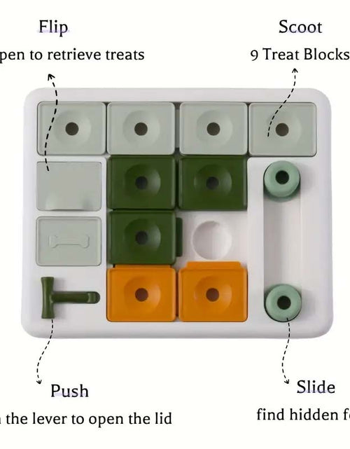 Load image into Gallery viewer, Interactive BPA-Free Dog Puzzle Feeder - Slow Eating Toy for Puppies &amp; Adults.
