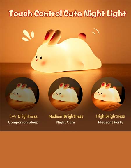 Load image into Gallery viewer, Rabbit silicone lamp + zy dropshipping supplier in france 
