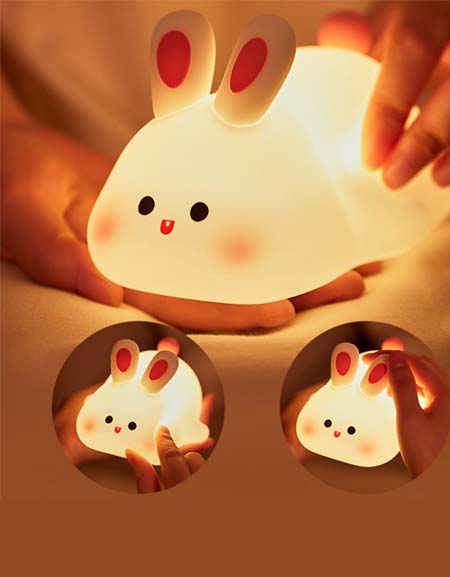 Rabbit silicone lamp + zy dropshipping supplier in france 