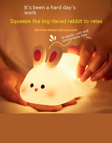 Load image into Gallery viewer, Rabbit silicone lamp + zy dropshipping supplier in france 
