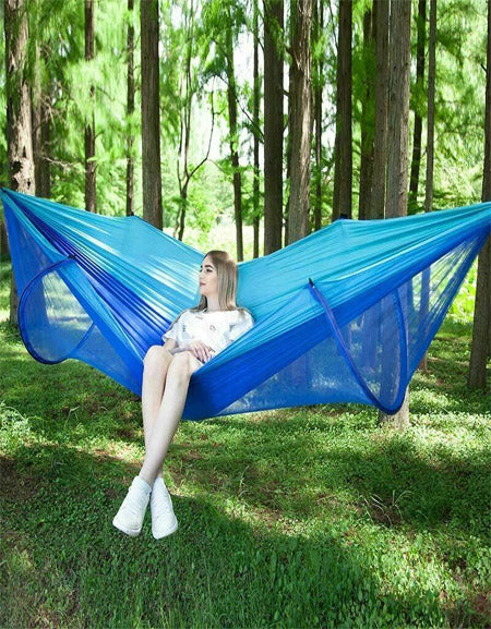 Load image into Gallery viewer, Relaxation and Protection: Hammock with Mosquito Net for Serene Outdoor Enjoyment Zydropshipping
