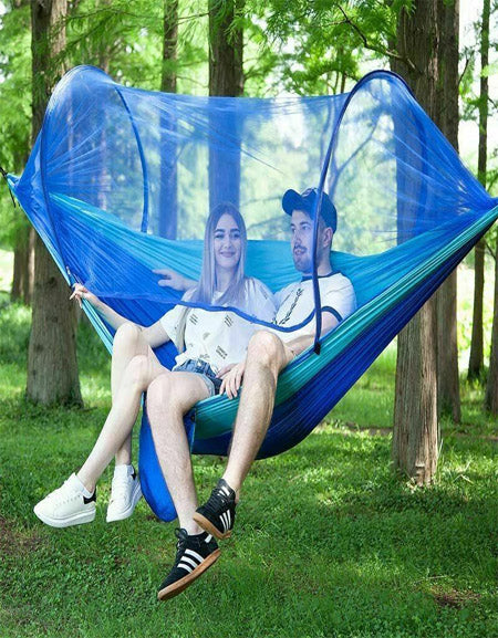 Load image into Gallery viewer, Relaxation and Protection: Hammock with Mosquito Net for Serene Outdoor Enjoyment Zydropshipping
