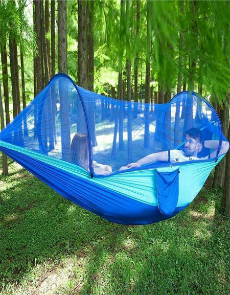 Load image into Gallery viewer, Relaxation and Protection: Hammock with Mosquito Net for Serene Outdoor Enjoyment Zydropshipping
