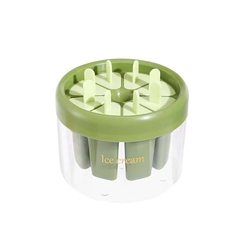 Reusable 8-Cavity Popsicle Mold Easy Release DIY Ice Cream Maker