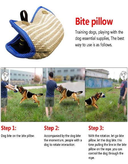 RuggedPaws Durable Dog Bite Pillow: Train and Play with Confidence Zydropshipping