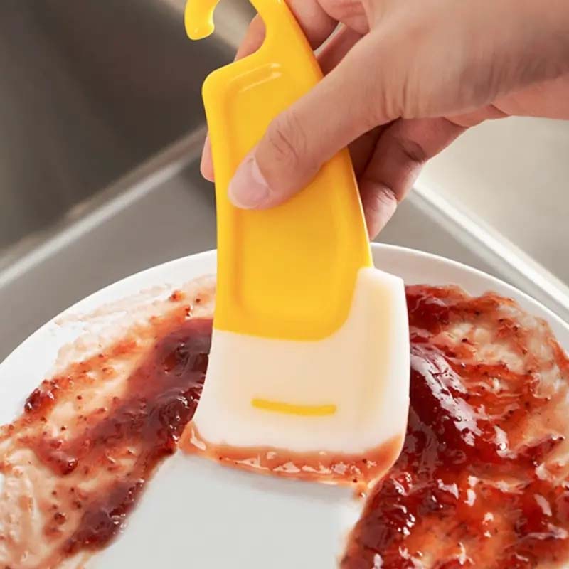 Multi-Purpose Silicone Kitchen Scraper - Flexible & Durable