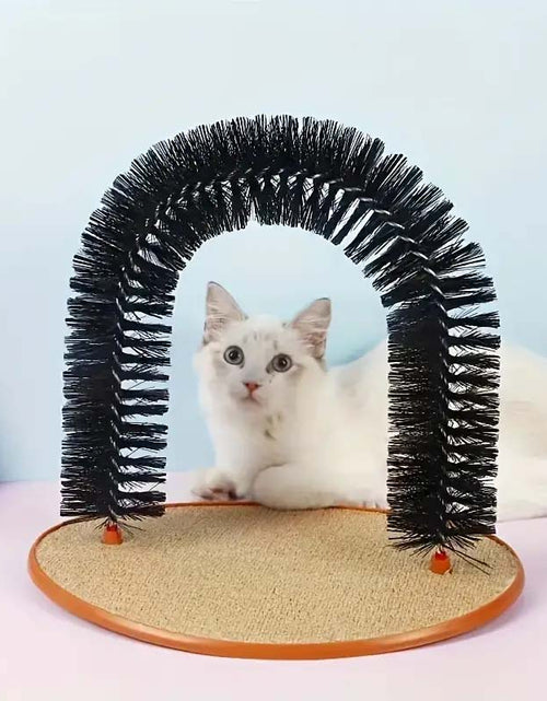 Load image into Gallery viewer, Cat Self-Groomer and Massager Arch - Easy Grooming &amp; Massage for Cats
