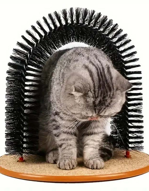 Load image into Gallery viewer, Cat Self-Groomer and Massager Arch - Easy Grooming &amp; Massage for Cats
