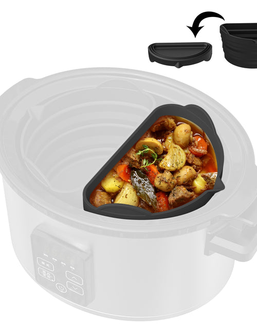 Load image into Gallery viewer, Silicone Slow Cooker Divider Liner - Reusable, Leakproof, Dishwasher Safe Zydropshipping
