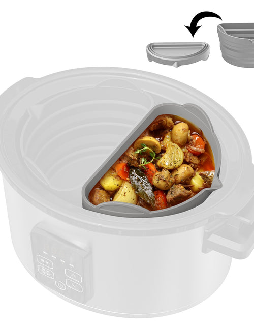 Load image into Gallery viewer, Silicone Slow Cooker Divider Liner - Reusable, Leakproof, Dishwasher Safe Zydropshipping
