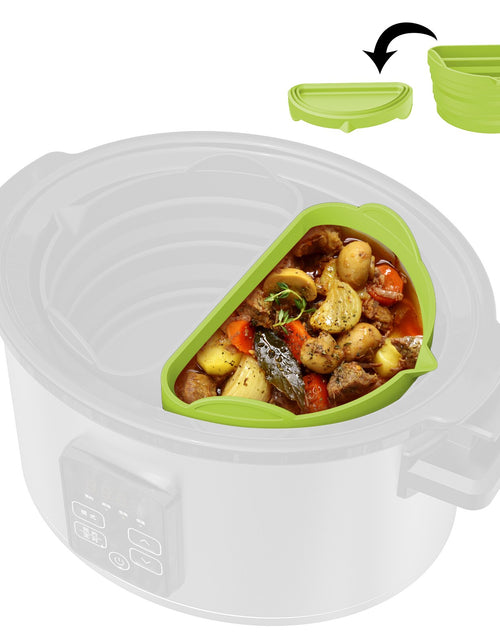 Load image into Gallery viewer, Silicone Slow Cooker Divider Liner - Reusable, Leakproof, Dishwasher Safe Zydropshipping
