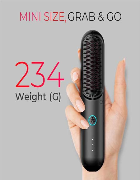 Load image into Gallery viewer, Sleek &amp; Smooth: Unlock Effortless Styling with Our Hair Straightener Brush Zydropshipping
