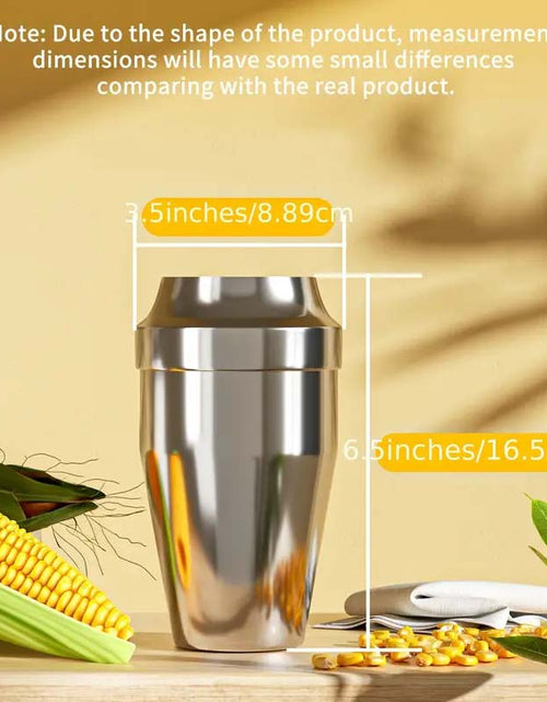 Load image into Gallery viewer, Stainless Steel Corn Stripper Peeler with Cup and Serrated Blade
