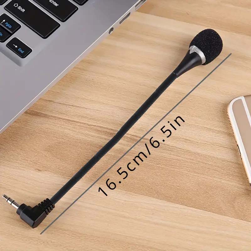 Universal Stereo Microphone - Crystal Clear, Omnidirectional Sound for PC, Mobile & Laptop