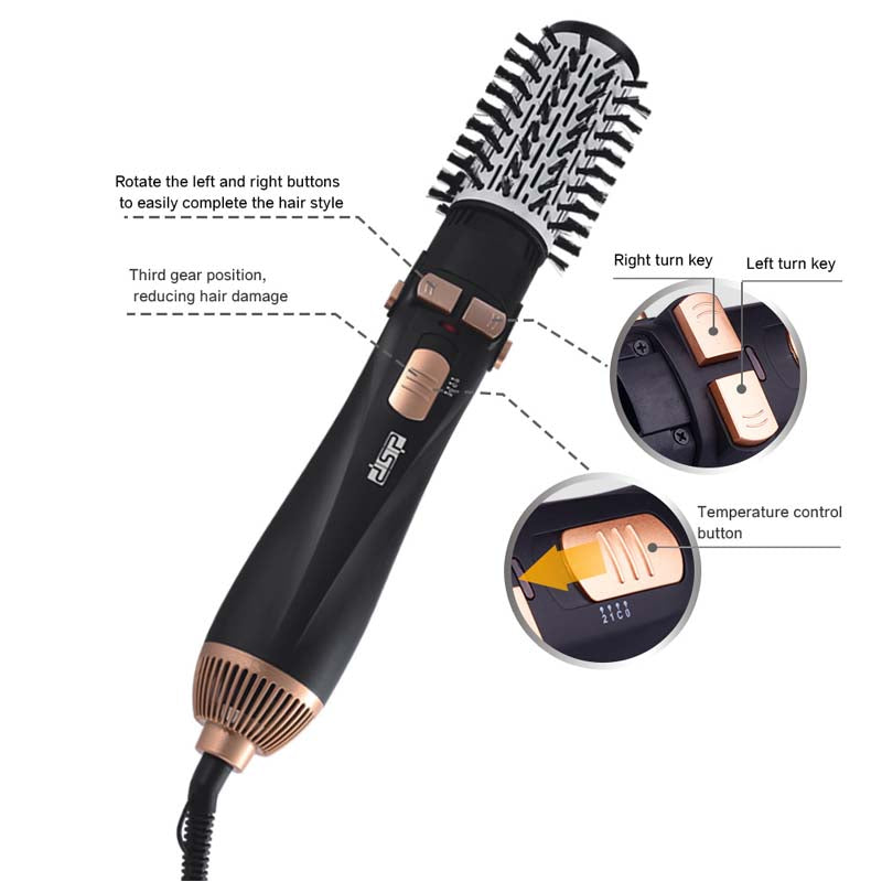 Multifunctional straight hair comb