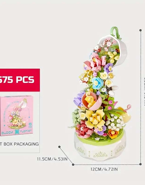 Load image into Gallery viewer, 575pcs Teacups Flower Rotating Music Box
