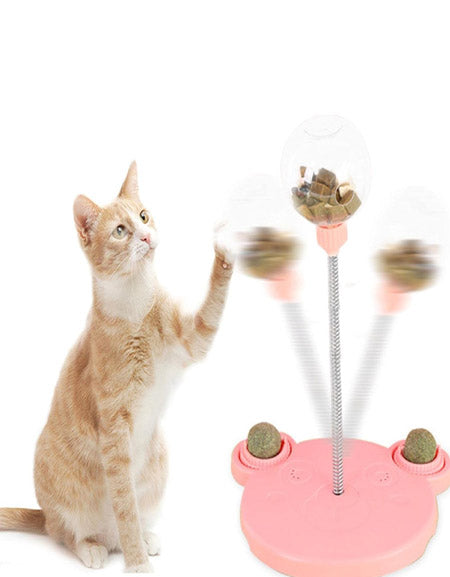 Load image into Gallery viewer, Toy Training Exercise Pink and Catnip Ball Zydropshipping
