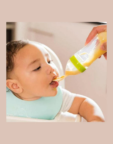 Load image into Gallery viewer, Ultimate Baby Feeder Spoon - Anti-Drop, Squeeze, Sucker Cups. Zydropshipping
