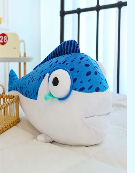 Load image into Gallery viewer, Under the Sea Comfort: CozyFish Plush Pillow - Perfect for Relaxation and Play Zydropshipping
