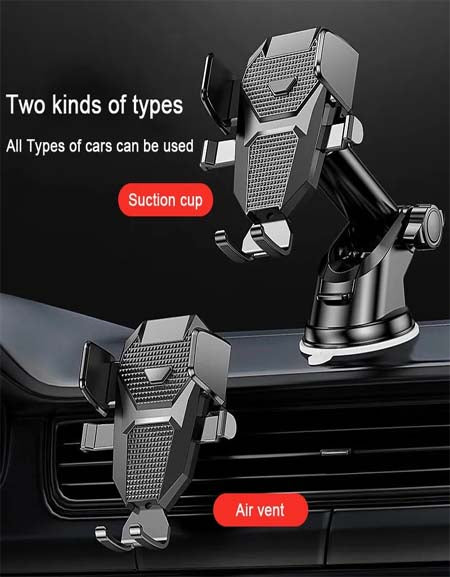 Universal Sucker Car Phone Holder: 360-Degree Rotation Zydropshipping