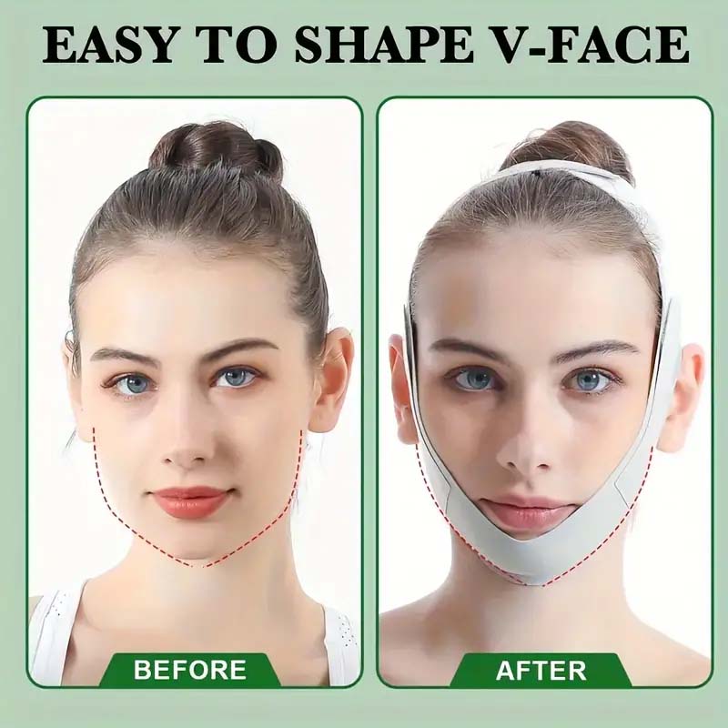 Summer V-Line Lifting Mask & Chin Strap - Reusable