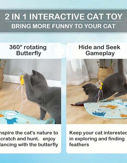 Load image into Gallery viewer, Valonii 2-in-1 Rechargeable Motion-Activated Cat Toy
