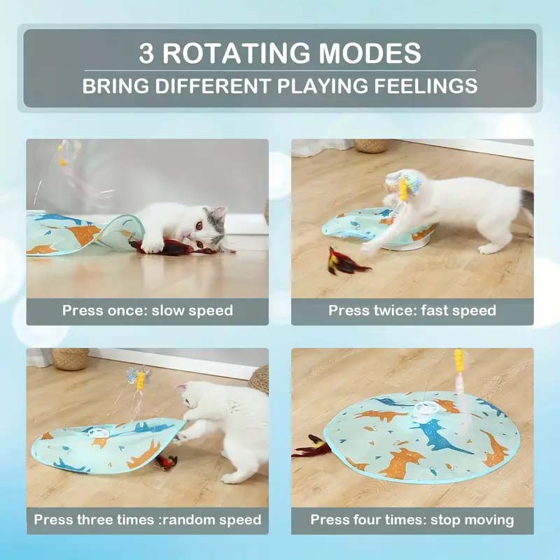 Valonii 2-in-1 Rechargeable Motion-Activated Cat Toy