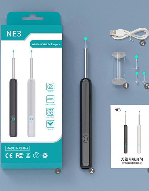 Load image into Gallery viewer, WiFi Ear Spoon USB 1080P HD Otoscope Ear Cleaner with Mirror Endoscope. Zydropshipping
