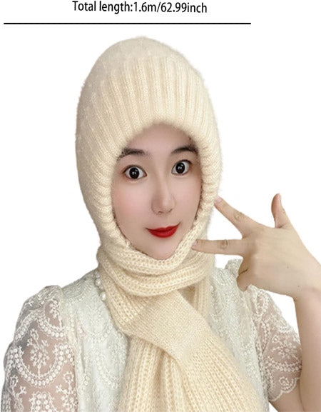 Load image into Gallery viewer, Windproof Knitted Ear Protection Scarf Hat (Women) Zydropshipping
