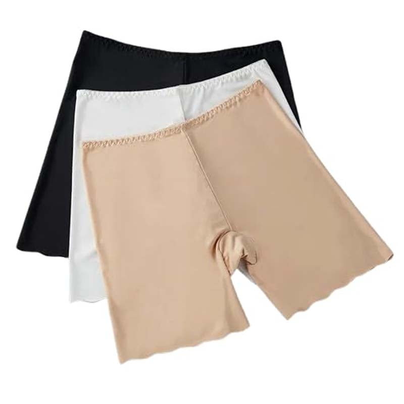 Culture Flossy Ice Silk Anti-Glare Seamless Women's Boxer Boyshorts