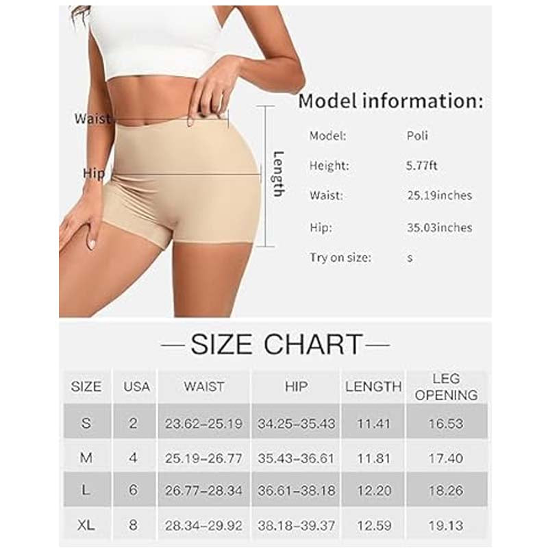 Culture Flossy Ice Silk Anti-Glare Seamless Women's Boxer Boyshorts