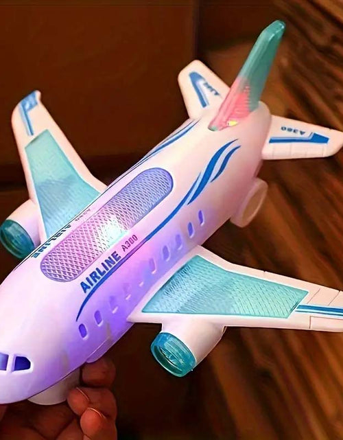 Load image into Gallery viewer, Kids&#39; Electric Airplane Toy with Lights &amp; Music – Ages 3-6
