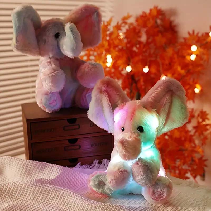 Animated Singing Elephant Plush Toy - Interactive Musical Stuffed Animal