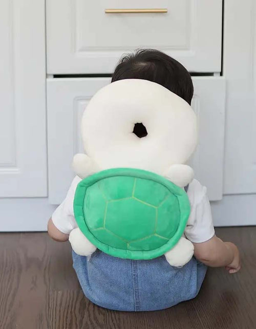 Load image into Gallery viewer, Baby Toddler Turtle Head Protection Pillow - Infant Safety Harness Cushion
