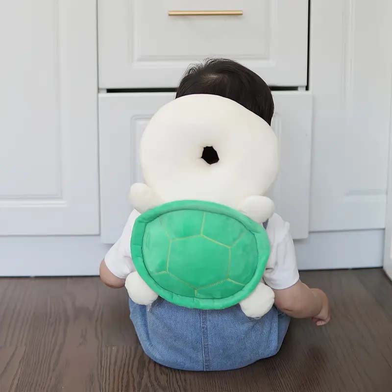 Baby Toddler Turtle Head Protection Pillow - Infant Safety Harness Cushion