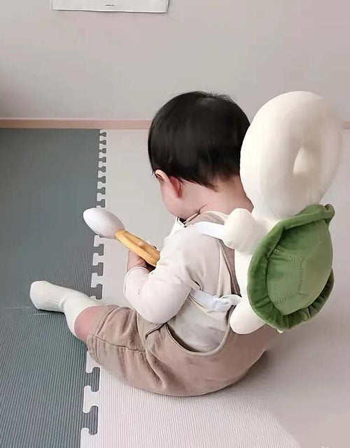 Load image into Gallery viewer, Baby Toddler Turtle Head Protection Pillow - Infant Safety Harness Cushion
