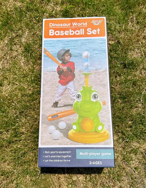 Load image into Gallery viewer, Cartoon Dinosaur Baseball Set for Kids - Perfect for Indoor &amp; Outdoor Fun
