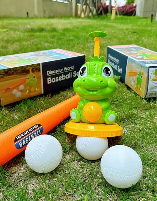 Load image into Gallery viewer, Cartoon Dinosaur Baseball Set for Kids - Perfect for Indoor &amp; Outdoor Fun
